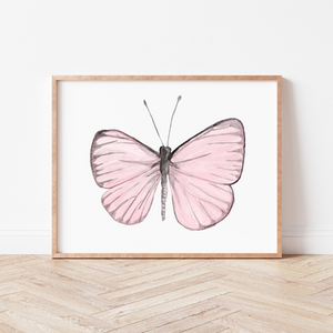 Pink Butterfly Print.