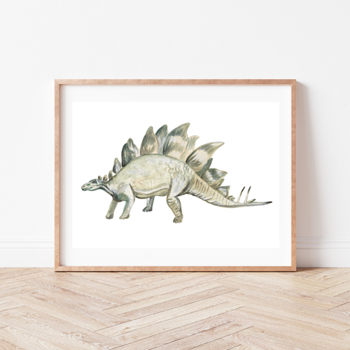 Stegosaurus print.